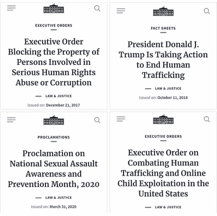 donald trump human trafficking